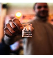 Kişiye Özel Aslan Figürlü Premium Tekila Shot Bardağı