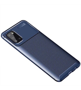 Samsung Galaxy A31 Kılıf Esnek Soft Karbon Tasarım Legion Serisi (Lacivert)