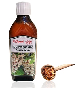 Acacia Akasya Gamı Şurubu 150 ml  Acacia Syrup Bitki Özleri Ile