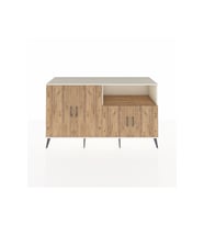 Kronos Konsol 6 Raflı 4 Kapaklı 176x59x99 Aytaşı-Çam