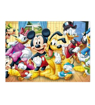 Tablomega Ahşap Mdf Puzzle Yapboz Mickey Mouse Ve Arkadaşları 50 Parça 35*50 cm