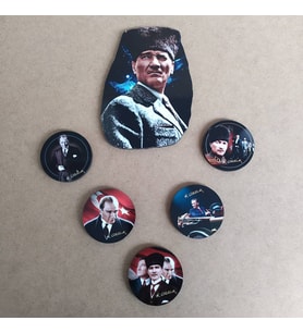 AHŞAP DUVAR SÜSÜ ATATÜRK BOYDAN