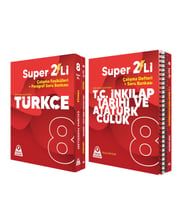 Örnek Akademi 8.Sınıf Süper İkili Türkçe ve İnkılap Seti 2 Kitap