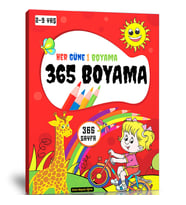 Her Güne 1 Boyama Kitabı (365 Boyama)