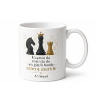 Kişiye Özel Strateji Oyunu Temalı Kupa Bardak İsimli Hediye