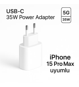 İPhone 15 Pro Max Uyumlu 35W Şarj Adaptörü