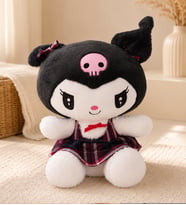 Büyük Boy Kuromi Peluş Oyuncak 55 cm – Sevimli Peluş, Doğum Günü Hediyesi