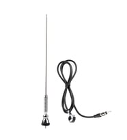 Yaylı Elektronik Cam Radyo Anteni 48 cm Siyah