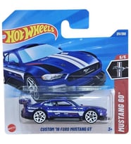 Hot Wheels - Custom '18 Ford Mustang GT  - Mavi (1/64) 2025 Üretim