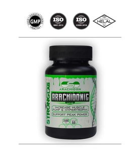 Arachidonic Acid, Pre-workout, Kas Gelistirici, Pump, Güç Ve 1500 Mg 60 Kapsül
