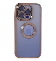 iPhone 15 Pro Max Kılıf Slot Silikon - Rose
