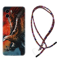 Vivo Y15S Y32 Y33S Y51 Y53S Kılıf Boyun Asklı Rasta Silikon Kartal Uçarken 1718