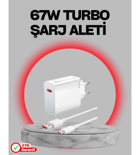 67 Watt Turbo Destekli Şarj Cihazı Honor 50 70 90 Uyumlu