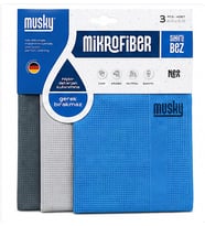 Mikrofiber Temizlik Bezi 3’lü Set 40 x 60 cm – Cam, Mutfak, Banyo ve Araç İçin Islak Kuru Kullanıma Uygun Sihirli Bez (Mavi, Gri, Antrasit)