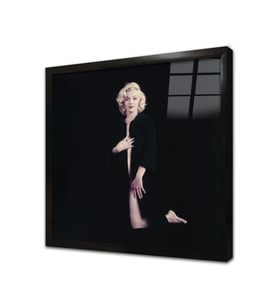 Marilyn Monroe Çerçeveli Cam Tablo