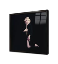 Marilyn Monroe Çerçeveli Cam Tablo