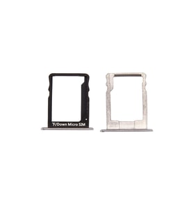 Huawei Uyumlu P8 Lite Sim Yuvası Sim Kart Tepsisi Ve Mikro Sd Kart Tepsisi (Siyah)