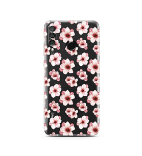 Huawei P30 Lite Uyumlu Baskılı Yumuşak Silikon Şeffaf Telefon Kılıfı
