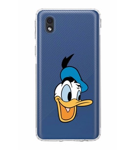 Samsung Galaxy A01 Core  Kamera Korumalı Kapak Donald Duck Tasarımlı  Şeffaf Kılıf