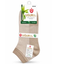 Uğur İnci Bambu Çorap Unisex Nefes Alabilen Terletmez Antibakteriyel Yumuşak Günlük Çorap 3 lü paket