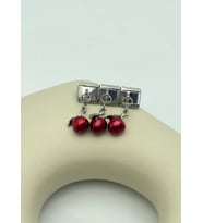 Çelik Silver Elma Sallantılı Charm - 25crm36