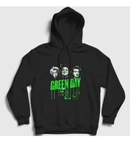 Presmono Unisex Siyah Uno Green Day Kapüşonlu Sweatshirt 55946tt