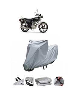 Kuba Çita 125  Gri Motosiklet Brandası ARKA ÇANTA UYUMLU DEĞİLDİR
