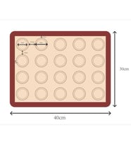 Silikon Makaron Mat 40x30 cm