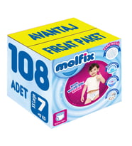 Molfix Külot Bebek Bezi Beden:7 (19+KG) XX Large 108 Adet Avantaj Fırsat Pk