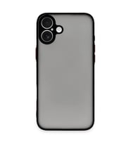 Apple İphone 16 Plus Kılıf Montreal Silikon Kapak - Siyah