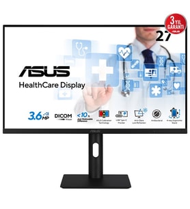 ASUS 27 IPS HEALTCARE HA2741A 5MS 75HZ HDMI-DP TYPEC SAĞLIK MONİTÖRÜ 2560X1440