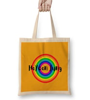 HoYeon Jung ??? - Retro Rainbow Style Bez Çanta Uzun Saplı