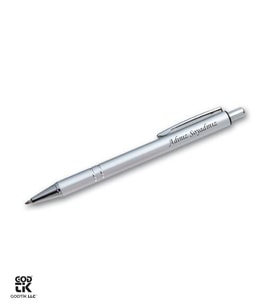 Kişiye Özel Gümüş Renk Metal Tükenmez Kalem GDTK-904142