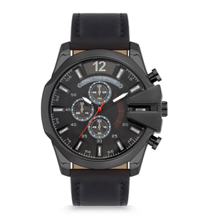 Newera Watch Suni Deri Kordon Erkek Kol Saati
