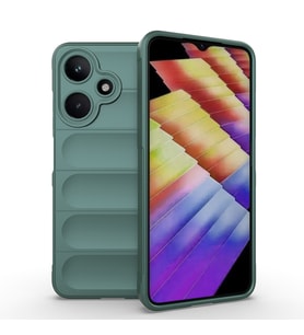 Infinix Hot 30i Uyumlu Kılıf Esnek TPU Oyuklu Arka Yüzey Tasarımlı Zore Etnik Silikon Kapak