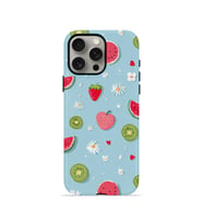 iPhone 15 Pro Vorian Çift Katmanlı MagSafe Kılıf Fruit Confetti Sky