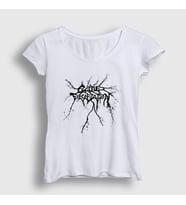 Presmono Kadın Beyaz Logo Metal Cattle Decapitation T-Shirt 476157tt (Beyaz)