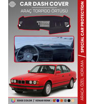 BMW E34 5 SERİSİ (1988-1996) Torpido Örtüsü Panel Koruma Torpido Koruma Tam Uyum Çatlamayı Önler