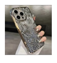 Iphone 11, Uyumlu Lüks 3d Çiçek Yağ Tablalı Tpu Kılıf