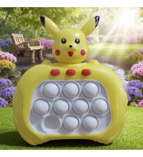 YÜKSEK KALİTE PİKACHU POPİT YENİ NESİL POPİT OYUNCAK POPİT SESLİ RENKLİ LED IŞIKLI POPİT OYUNCAĞI