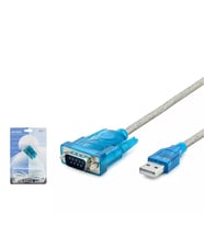 Hadron HDX7512 USB to RS232 Seri Port DB9 Dönüştürücü Kablo 84 cm - Silver - 1 ADET