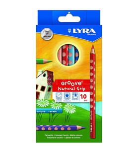 Lyra Groove Natural Grip 10lu Kuru Boya Seti L3811100