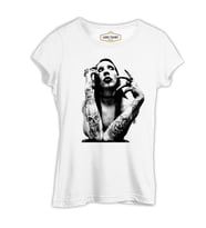 Marilyn Manson Beyaz Kadın Tshirt