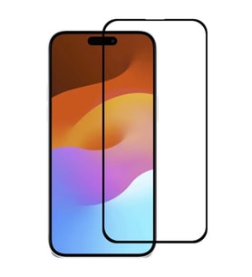 Ally iPhone 15 Plus Full Glue Tempered Kırılmaz Cam Ekran Koruyucu-(5775) - HEP-8654-6543