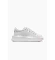 Lufian Grace Kadın Deri Sneaker Ayakkabı 26y 121230109 Siyah