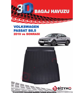 Volkswagen Passat B8.5 2019 Ve Sonrası 3D Bagaj Havuzu Bizymo