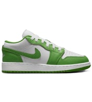 Nike Air Jordan 1 LOW SE BG Leather Sneaker Hakiki Deri Beyaz Unisex Spor Ayakkabı