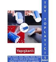 Uzun Ömürlü Pratik Kolay Temizlik Halı Koltuk Evcil Hayvan Kedi Köpek Kıl Tüy Kir Toz Toplama Rulosu