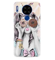 Reeder P13 Blue Max Lite Kılıf Desenli Silikon Donut Girl