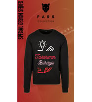 PARS BLACK EDITION DİJİTAL BASKI UNISEX SWEATSHİRT (Siyah)